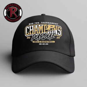 Congrats Purdue Boilermakers 2026 Big Ten Men?s Basketball Tournament Champions Hat Cap