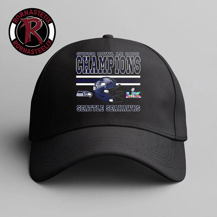 Congrats Seattle Seahawks Champions NFL Super Bowl LX 2026 February 8 2026 Hat Cap Congrats Seattle Seahawks Champions NFL Super Bowl LX 2026 February 8 2026 Hat Cap