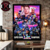 Congrats Seattle Seahawks Champions Super Bowl LX 2026 At Levi’s Stadium Santa Clara Poster Canvas Decor Congrats Seattle Seahawks Champions Super Bowl LX 2026 At Levi’s Stadium Santa Clara Poster Canvas Decor