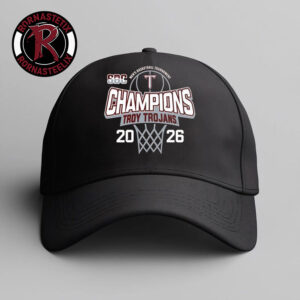Congrats Troy Trojans Champions 2026 Sun Belt Men?s Basketball Tournament Hat Cap