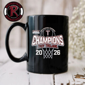 Congrats Troy Trojans Champions 2026 Sun Belt Men?s Basketball Tournament Mug Cup