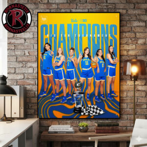 Congrats UCLA Bruins Women’s Basketball Champions Big Ten Tournament 2025-26 Poster Canvas Decor