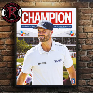 Congrats Wyndham Clark Champions 4th Career PGA Tour The CJ Cup Byron Nelson 2026 Poster Canvas Decor