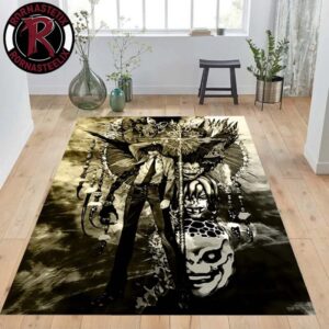 Death Note Light Yagami The Shinigami Realm Light Descent Into Darkness Rug Carpet