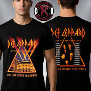 Def Leppard The Las Vegas Residency 2026 Live At Caesars Palace Unisex T-Shirt Two Sided