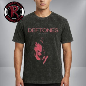 Deftones Australia And New Zealand Tour 2026 Exclusive Merch Collections Minerva Skull Washed T-Shirt