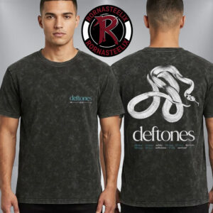 Deftones Australia And New Zealand Tour 2026 On May 2026 Exclusive Merch Collections Washed T-Shirt