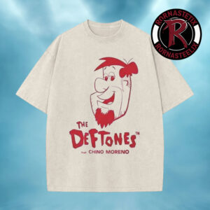 Deftones x Chino Moreno The Flintstones Merch Tee CDMX World Tour 2026 Washed T-Shirt