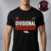 Denver Broncos NFL 2025 AFC West Division Champions Mascot Tee City Skyline Unisex T-Shirt