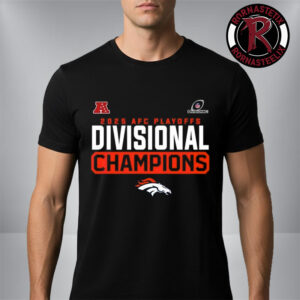 Denver Broncos NFL Champions 2025-26 AFC Playoffs Divisional Round Champions Unisex T-Shirt