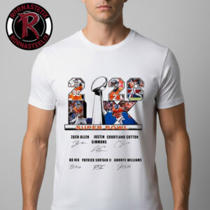 Denver Broncos NFL Championship Super Bowl LX 2026 Signature Unisex T-Shirt