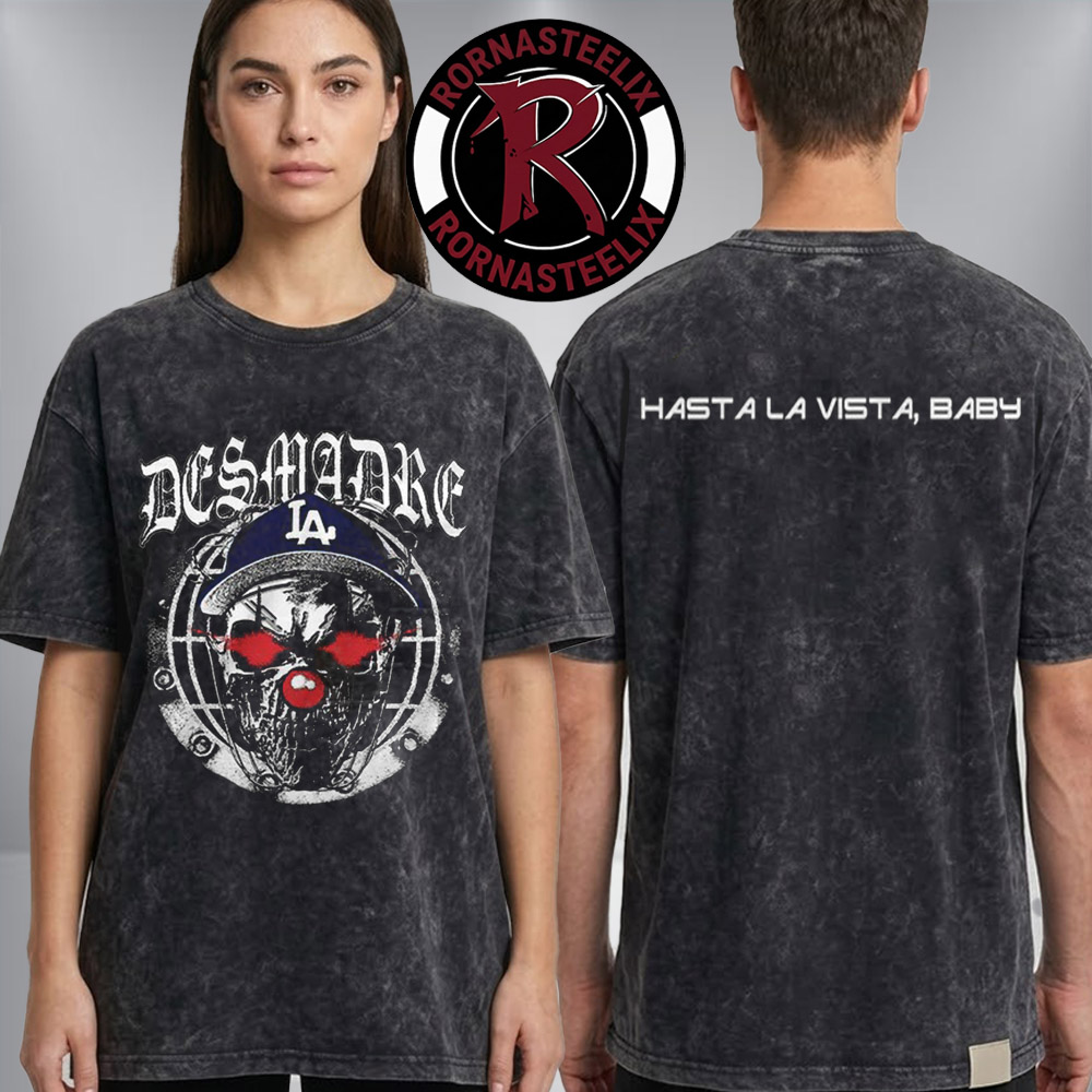Desmadre D800 Hasta La Vista Baby Washed T Shirt Desmadre D800 Hasta La Vista Baby Washed T Shirt
