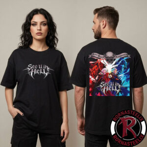 Devil May Cry x Papa Roach ft Hanumankind See U In Hell Unisex T-Shirt Two Sided
