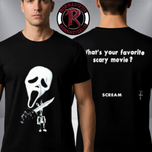 Don Toliver x Scream x Cactus Jack Favorite Scary Movie Unisex T-Shirt Two Sided