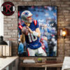 Drake Maye New England Patriots Lift AFC 2025 Trophhy Cup Poster Canvas Decor Drake Maye New England Patriots Lift AFC 2025 Trophhy Cup Poster Canvas Decor