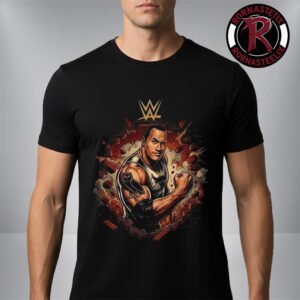 Drake OVO x WWE The Rock Collaboration The Rock Breaking Wall Unisex T-Shirt