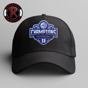 Duke Blue Devils ACC Men?s Basketball Tournament 2026 Champions Logo Hat Cap