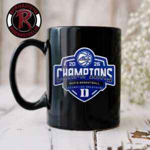 Duke Blue Devils ACC Men?s Basketball Tournament 2026 Champions Logo Mug Cup