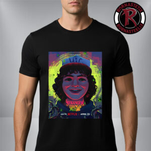 Dustin Henderson Poster Character For Stranger Things Tales From 85 Premieres April 23 2026 Unisex T-Shirt