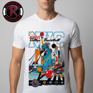 ESPN New York City College Basketball 2025 Matchs Up Jimmy V Classic Unisex T-Shirt