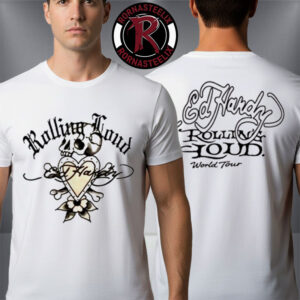 Ed Hardy x Rolling Loud 2026 Merch Sacred Heart Unisex T Shirt Two Sided