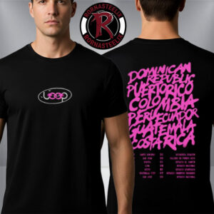 Ed Sheeran Loop Tour 2026 Exclusive Latin America Merch Tour Dates Unisex T-Shirt Two Sided