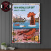 FIFA World Cup 2026 Atlanta Host City Official Poster Artist By Jose Hadathy On July 11 To July 19 2026 Poster Canvas Decor