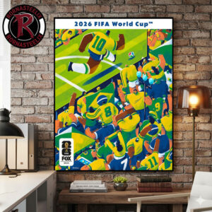 FIFA World Cup 2026 Brazil National Football Team Poster Canvas Decor