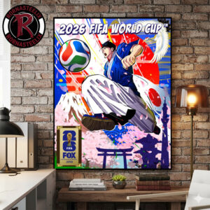 FIFA World Cup 2026 Japan National Football Team Poster Canvas Decor
