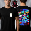 FIFA World Cup 2026 Los Angeles Host City Official Poster Artist By Thieb Delaporte-Richard On July 11 To July 19 2026 Unisex T-Shirt Two Sided
