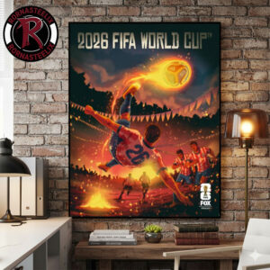FIFA World Cup 2026 Paraguay National Football Team Poster Canvas Decor
