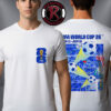 FIFA World Cup 2026 San Francisco Bay Area Host City Official Poster Artist By LeRoid David On July 11 To July 19 2026 Unisex T-Shirt Two Sided