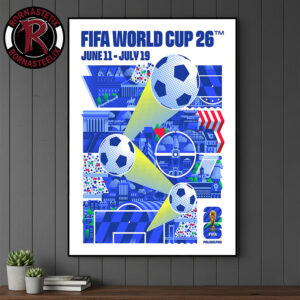 FIFA World Cup 2026 Philadelphia Host City On July 11 To July 19 2026 Official Poster Artist By Nicholas McClintock Poster Canvas Decor