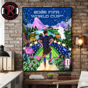 FIFA World Cup 2026 Scotland National Football Team Poster Canvas Decor