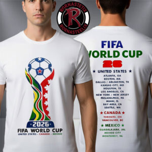 FIFA World Cup 2026 United States America The Host Schedule Venue Unisex T-Shirt Two Sided