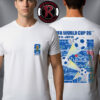 FIFA World Cup 2026 Vancouver Host City Official Poster Artist By Jamin Zuroski On July 11 To July 19 2026 Unisex T-Shirt Two Sided