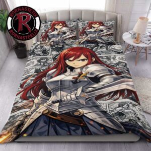 Fairy Tail Erza Scarlet Anime Manga Pattern Bedding Sets