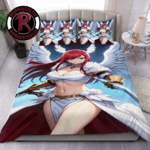 Fairy Tail Erza Scarlet Heavens Wheel Armor Fan Gift Bedding Sets