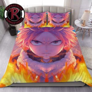 Fairy Tail Natsu Dragneel Fire 3D Art Bedding Sets