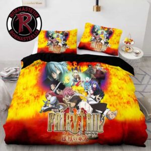 Fairy Tail The Phoenix Priestess Fire Pattern Bedding Sets