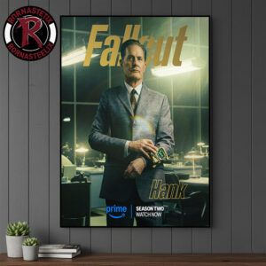 Fallout Season 2 Characters Poster Hank as Kyle MacLachlan Poster Canvas Decor