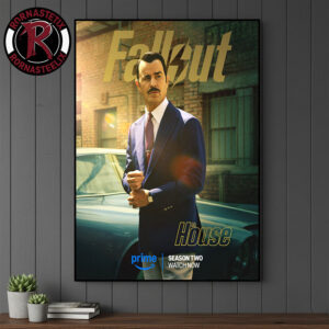 Fallout Season 2 Characters Poster Mr House as Justin Theroux Poster Canvas Decor