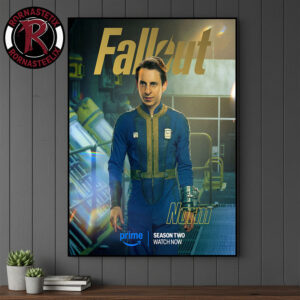 Fallout Season 2 Characters Poster Norm as Moises Arias Poster Canvas Decor