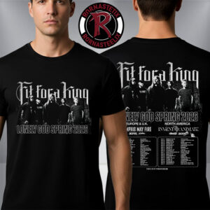Fit For A King Lonely God Spring 2026 Schedule Tour Dates Unisex T-Shirt Two Sided