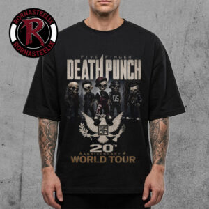 Five Finger Death Punch New Single Eye Of The Storm 20th Anniversary World Tour 2026 Unisex T-Shirt