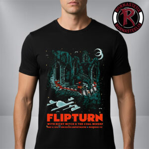 Flipturn Band Event Poster At Red Rocks Amphitheatre On May 21 2026 Morrison CO Unisex T-Shirt