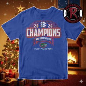 Florida Gators 2026 SEC Women’s Indoor Track And Field Champions Unisex T-Shirt