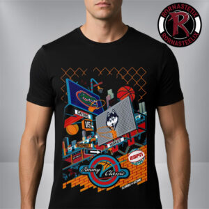 Florida Gators vs UConn Huskies NCAA Men’s Basketball 2025 Game On December 9 2025 Jimmy V Classic Unisex T-Shirt
