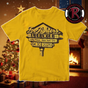 Foo Fighters 2026 New York City Merchandise Live At Irving Plaza On April 30 2026 Unisex T-Shirt