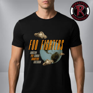 Foo Fighters Tasmania Tour 2026 Merch UFO Australia January 24 2026 Utas Stadium Unisex T-Shirt